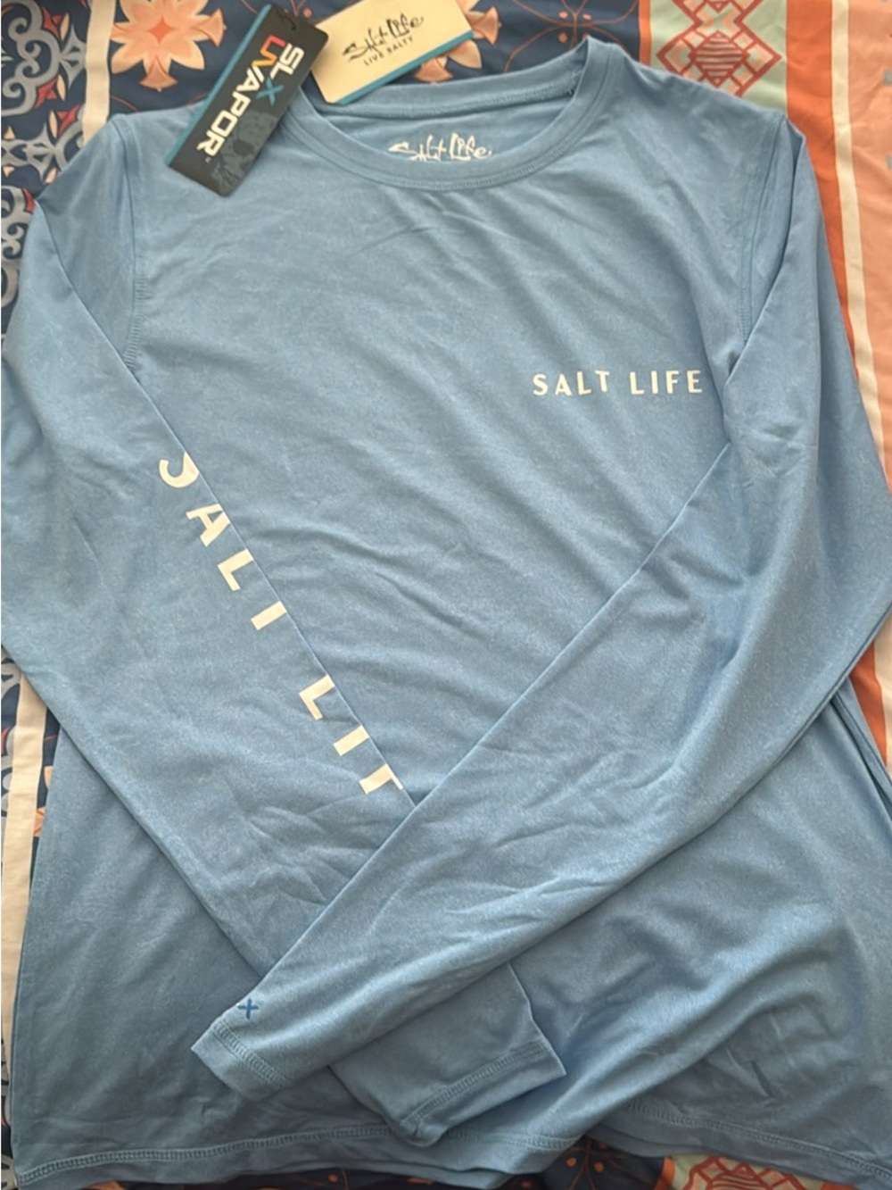 Salt Life Women’s Long-Sleeve Performance Tee - Sky Blue